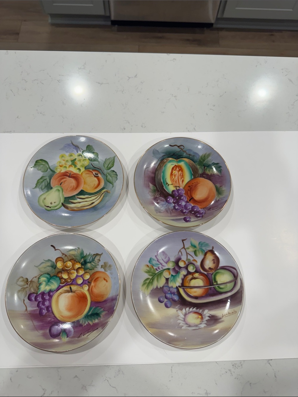 UCAGCO CHINA, Hand Painted Japan, Vintage Plates